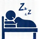 Person sleeping peacefully