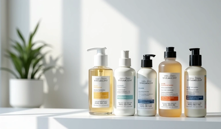 Various VitalAscent product bottles neatly arranged on a shelf in a clean, bright setting.